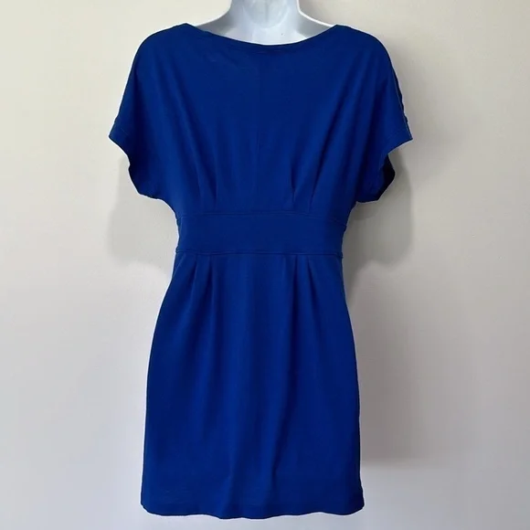 Blue mini butterfly sleeve dress - Picture 3 of 3